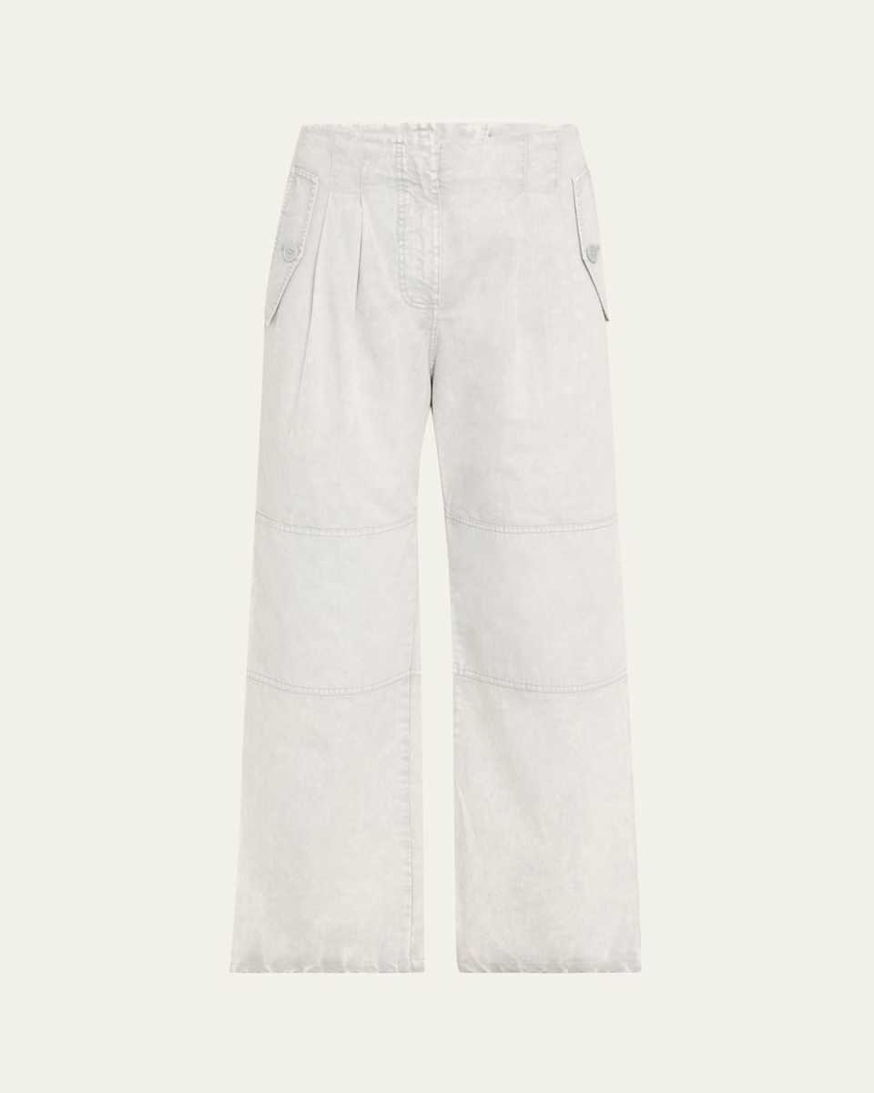 Casey High-Rise Tie Ankle Pants